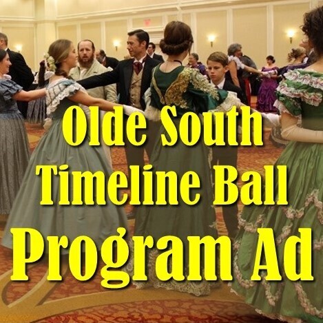 Program Ad - Olde South Timeline Ball