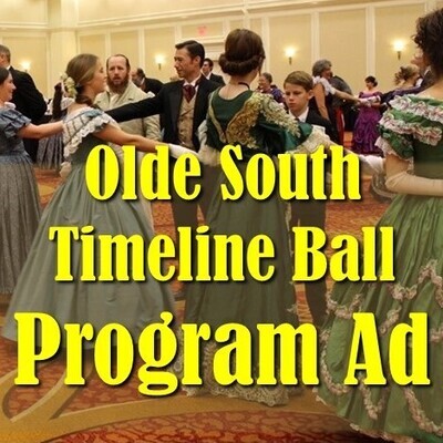 Program Ad - Olde South Timeline Ball