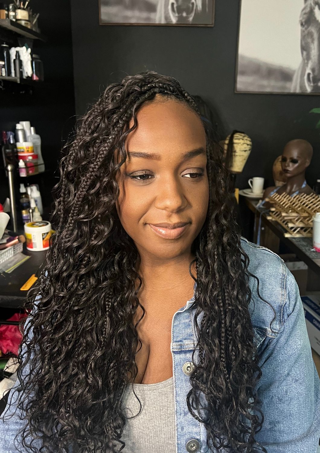 Boho Knotless (Hair included, prices varies)