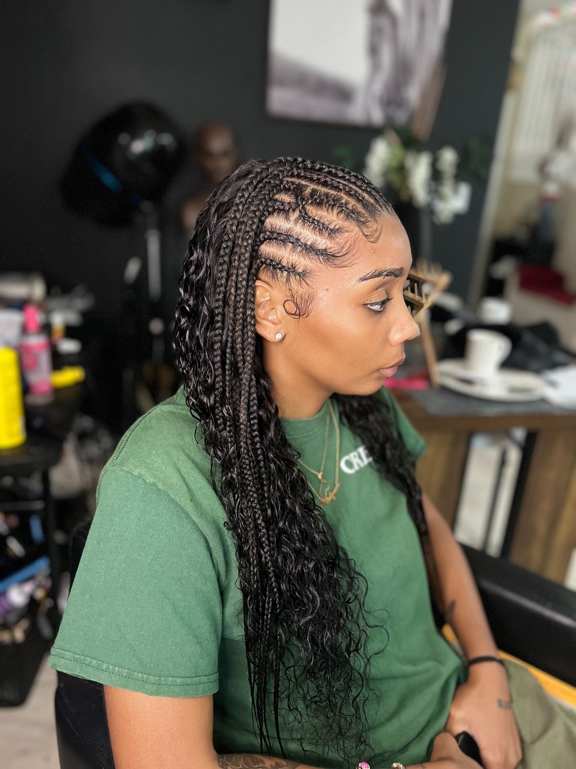 Fulani Flip Over Braids (Hair Included)