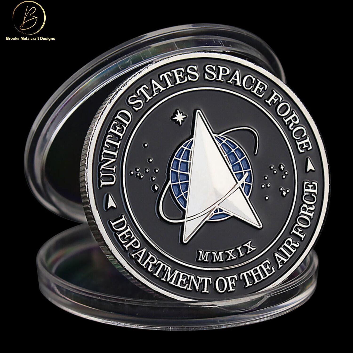 US Space Force Logo US Command Commemorative Challenge Coin