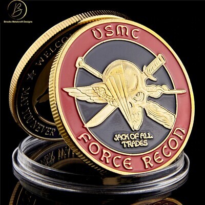 Marine Corps Force Recon Challenge Coin