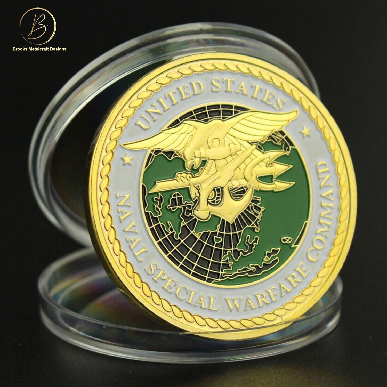 US Naval Special Warfare Command Navy Seals Challenge Coin
