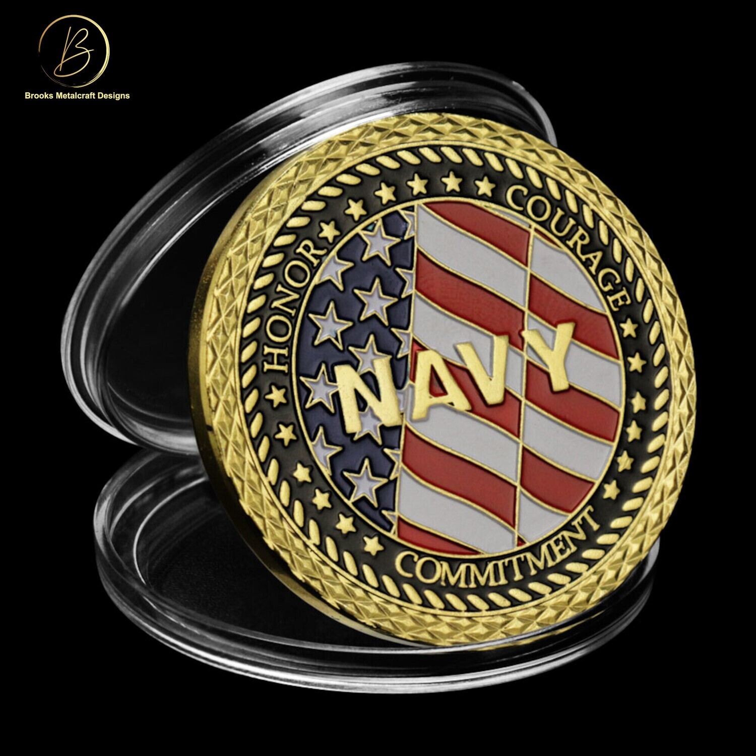 Navy Veteran Challenge Coin