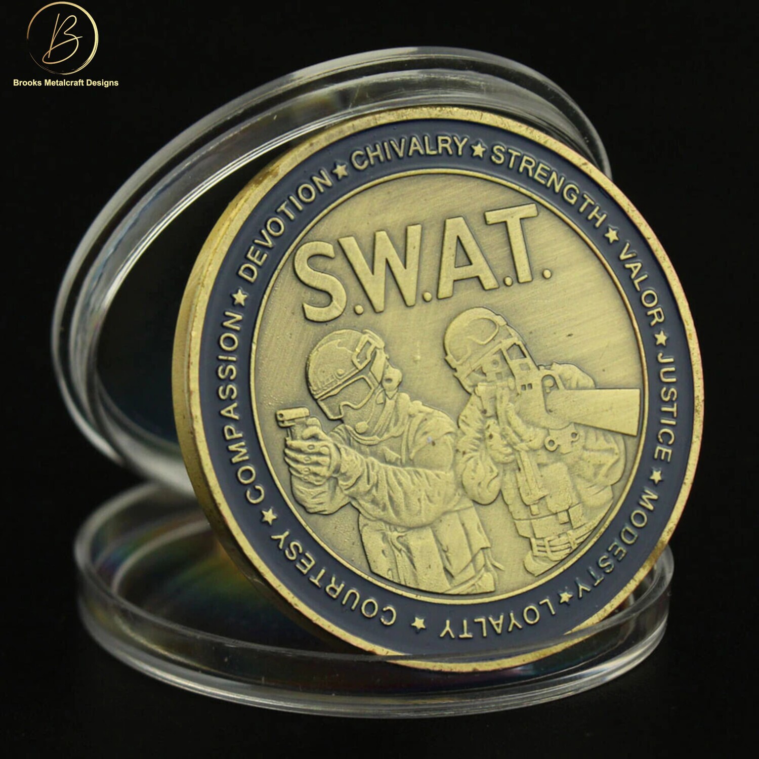 Police Swat St. George Patron Saint of Armor Protect Us