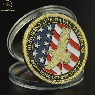 Honoring Our Naval Veterans Challenge Coin