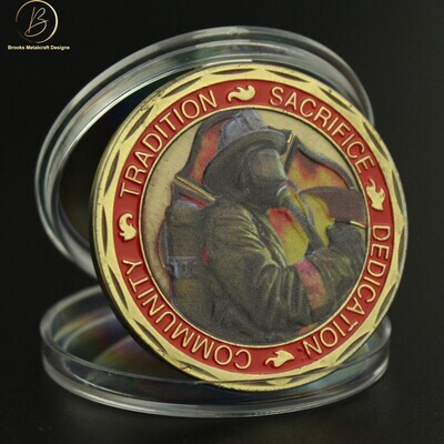 Firefighter St. Florian Challenge Coin Collectable