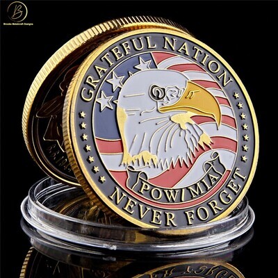 Freedom Eagle Grateful Nation Never Forget POW MIA