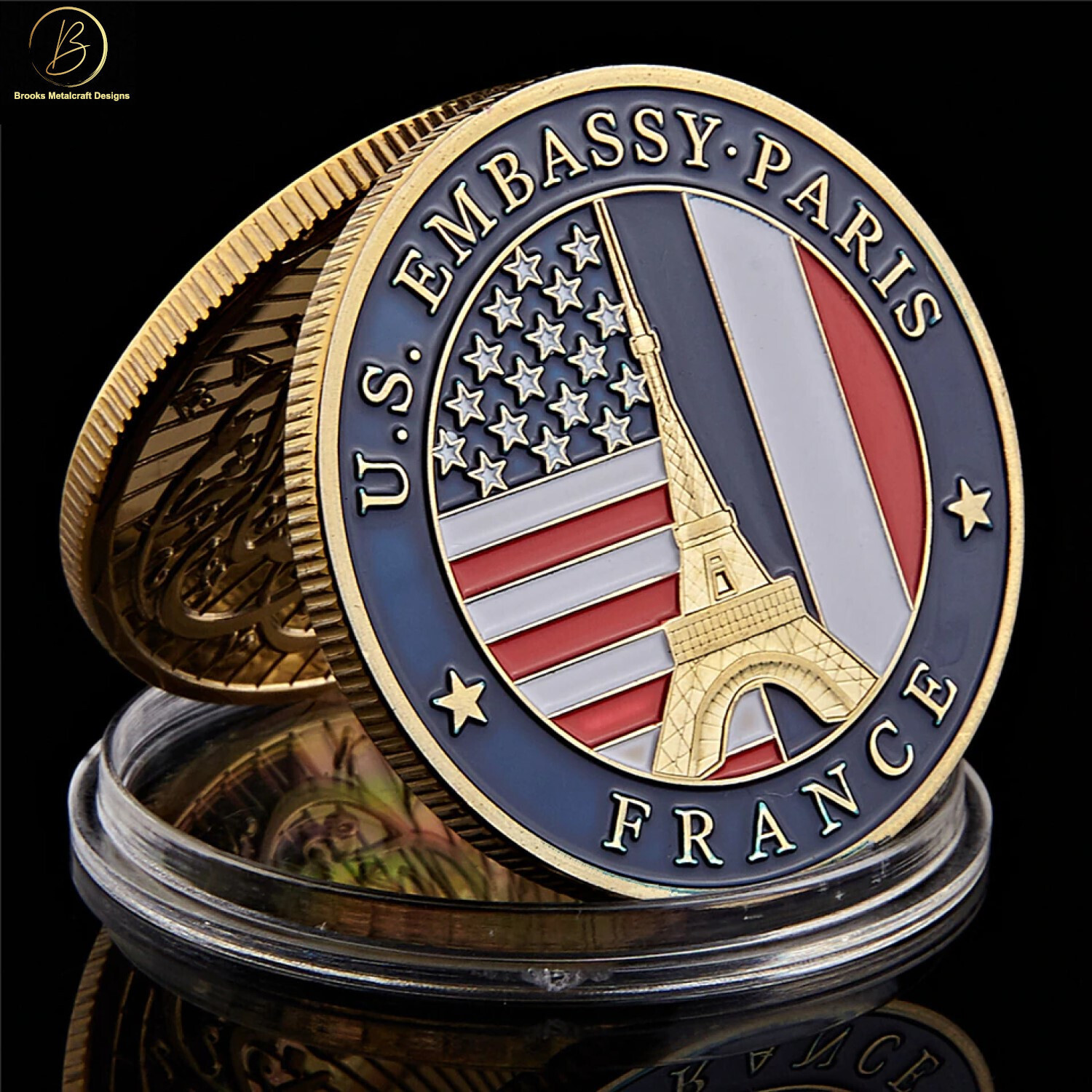 Department of State Embassy Paris France Challenge Coin