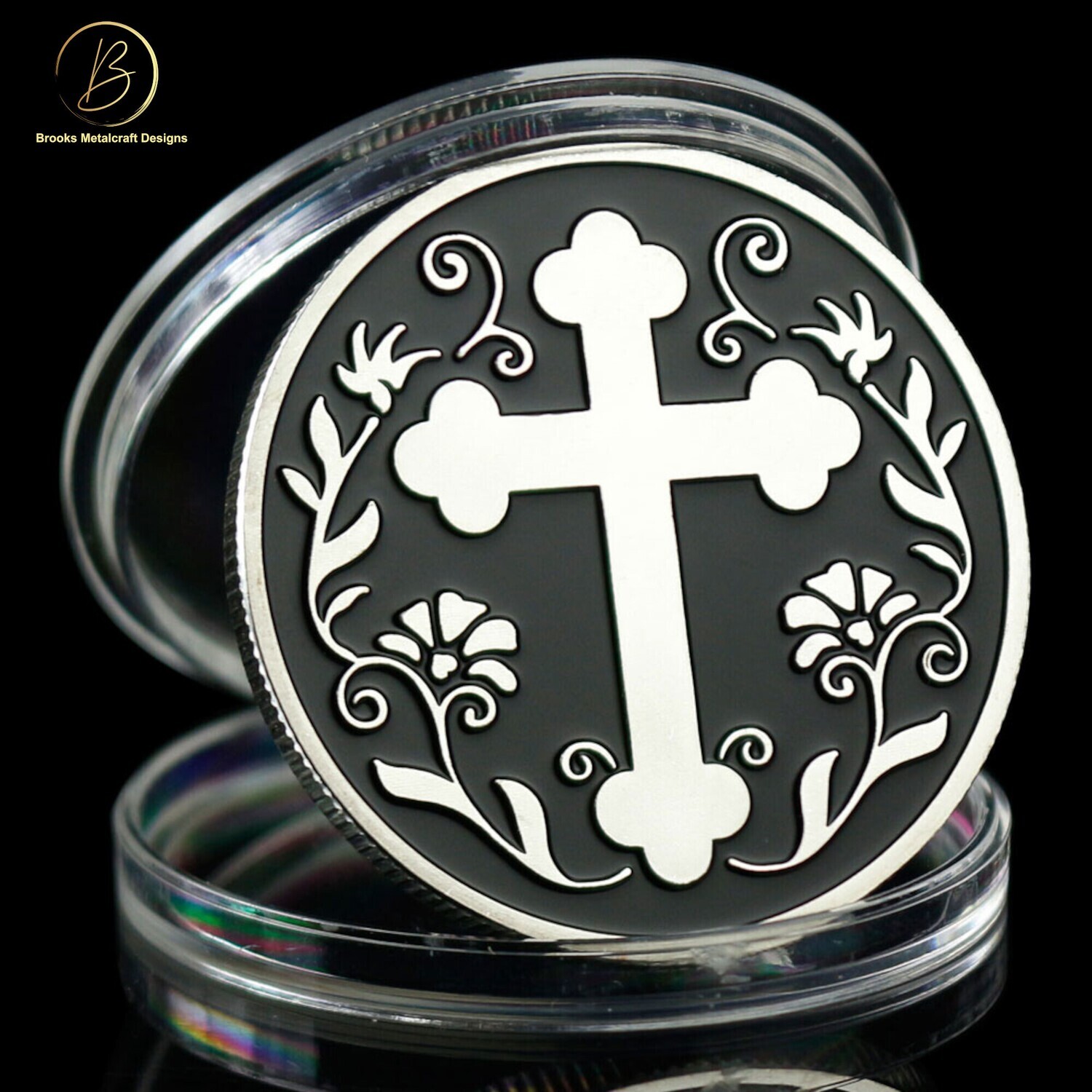 Cross All Things are Possible Mark 10:27 Christian Coin