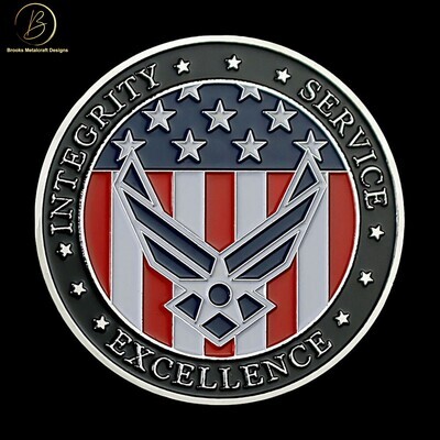 Air Force Integrity Service Excellence Oath of Office Challenge Coin