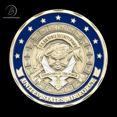 Air Force Security Police St. Michael The Archangel Challenge Coin