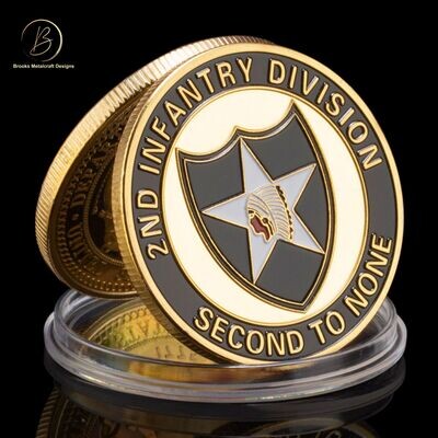 Army 2nd Infantry Division Challenge Coin