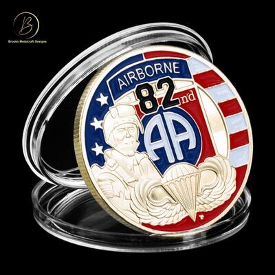 Army 82nd Airborne Challenge Coin