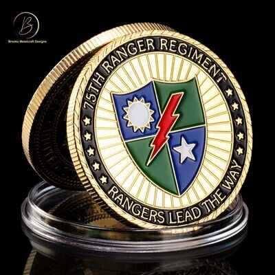 Army 75th Ranger Regiment Rangers Lead the Way Challenge Coin
