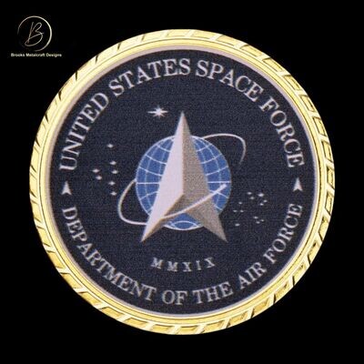 Space Force and Department of the Air Force Challenge Coin