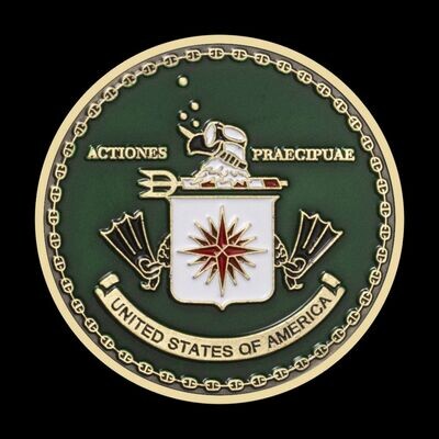 CIA Special Operations Group Tertia Optio Challenge Coin