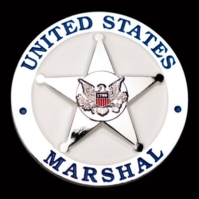 United States Marshal 3D Challenge Coin