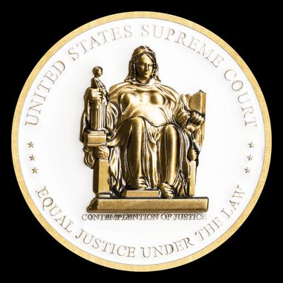 Supreme Court Contemplation of Justice Challenge Coin