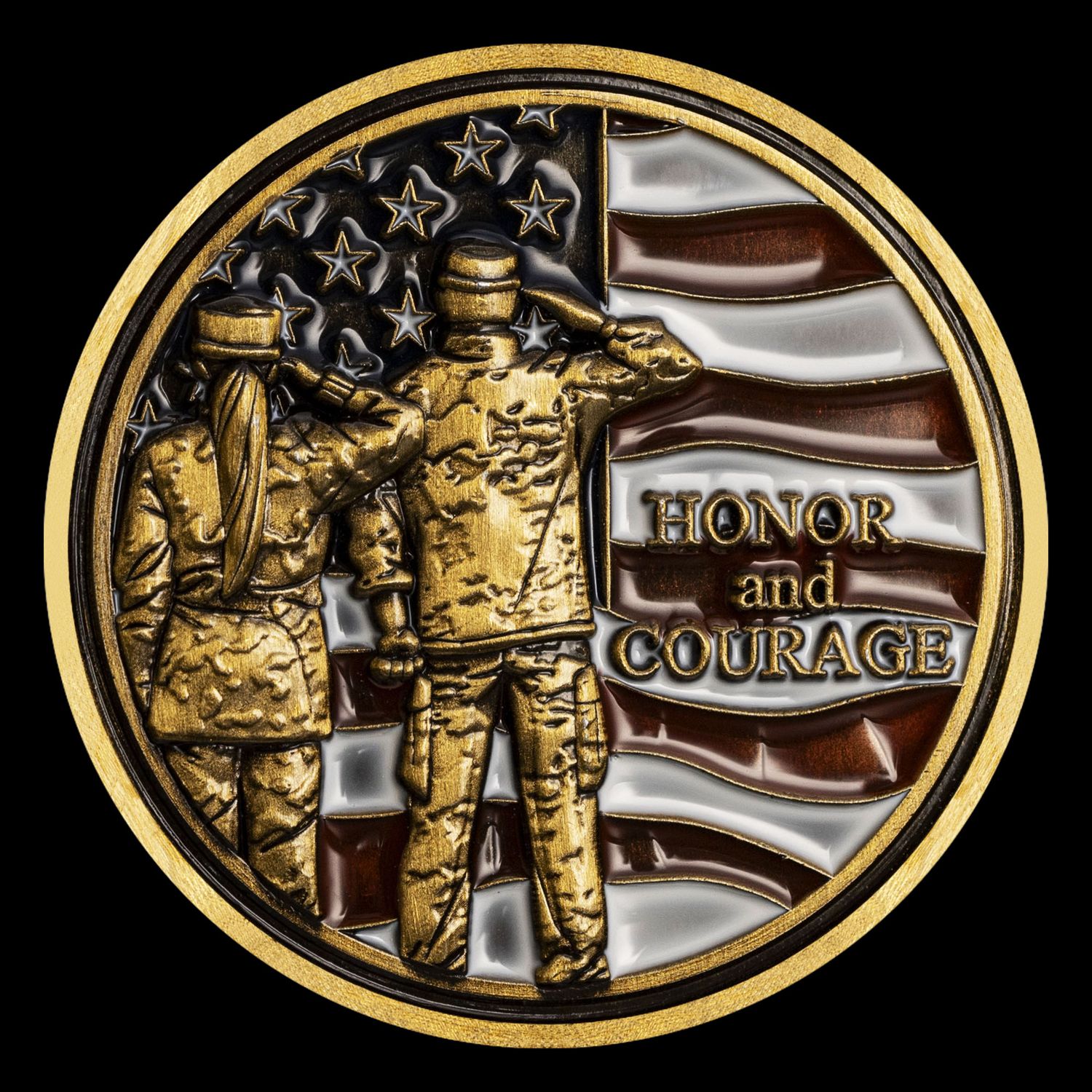 Veterans Honor and Courage Challenge Coin