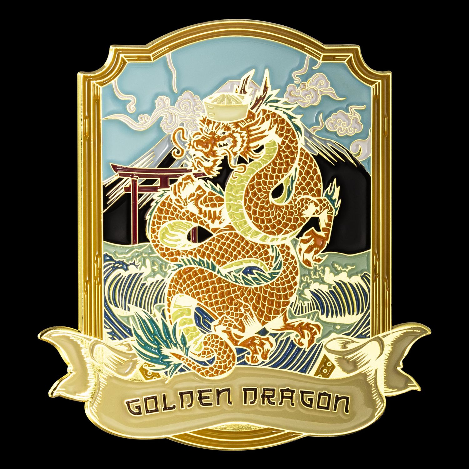 Golden Dragon Challenge Coin