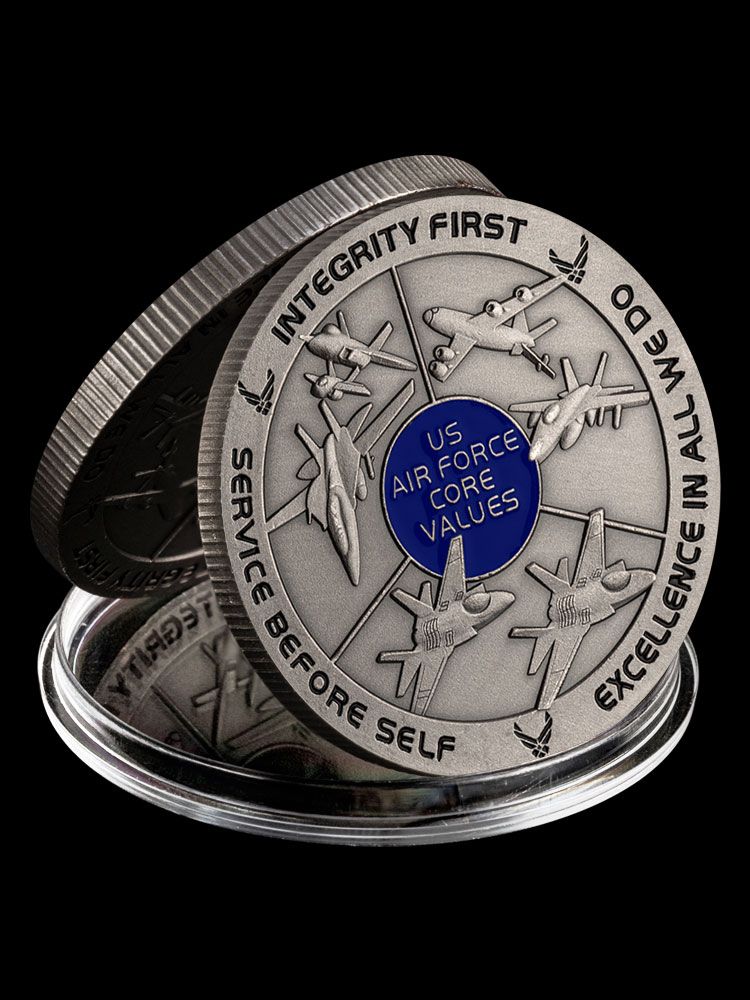 Air Force Core Values Challenge Coin