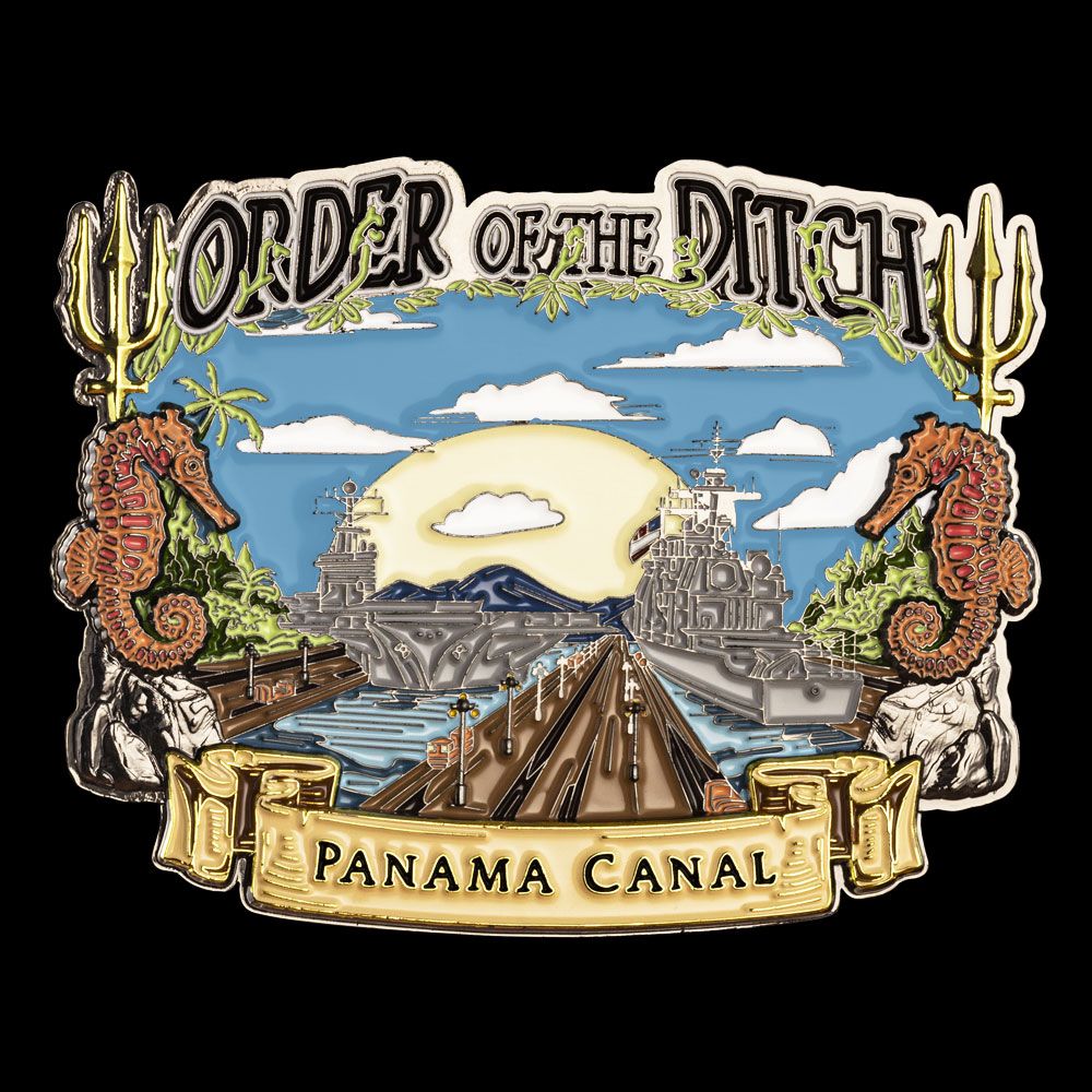 Order of the Ditch Challenge Coin - Large 3.00&quot; by 2.36&quot;