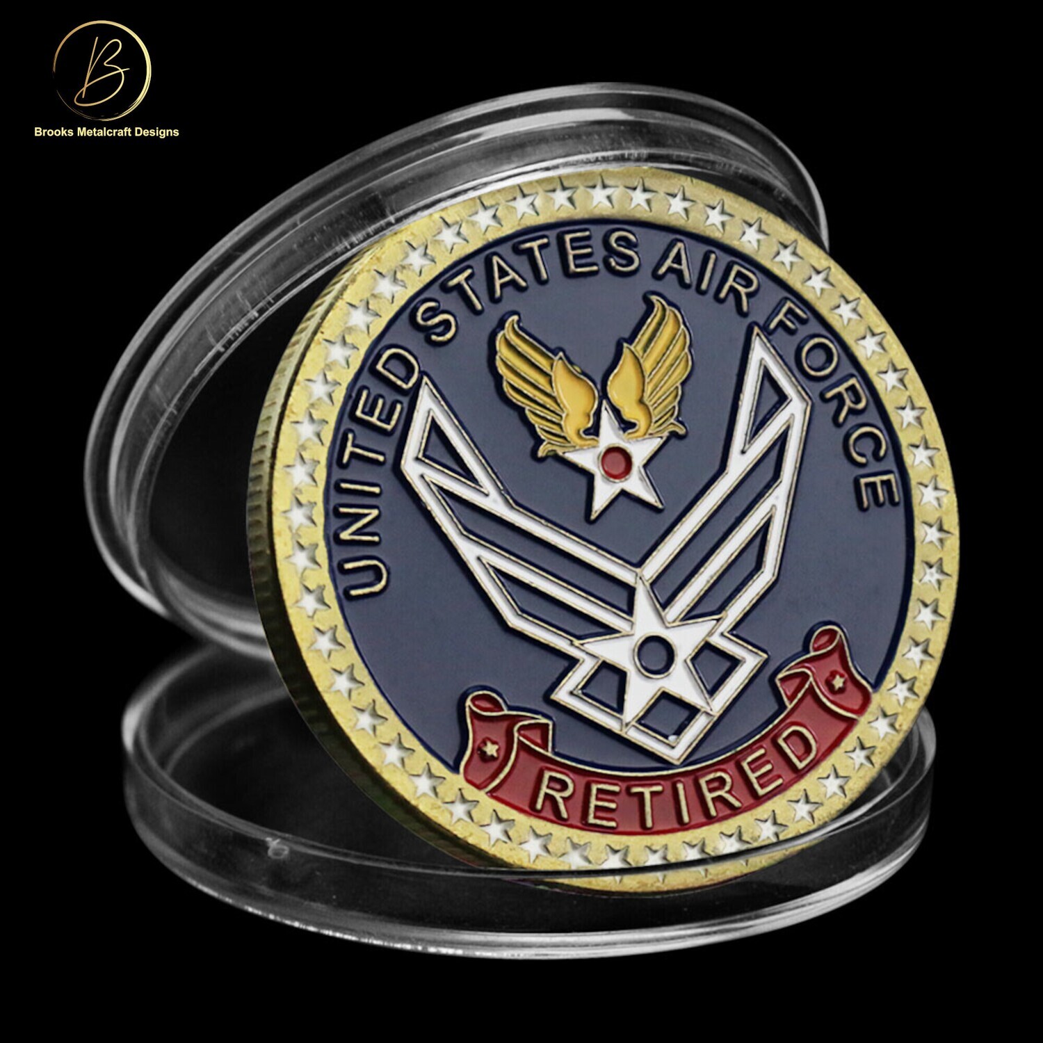 Air Force Retired Challenge Coin