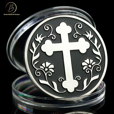 Cross All Things are Possible Mark 10:27 Christian Coin