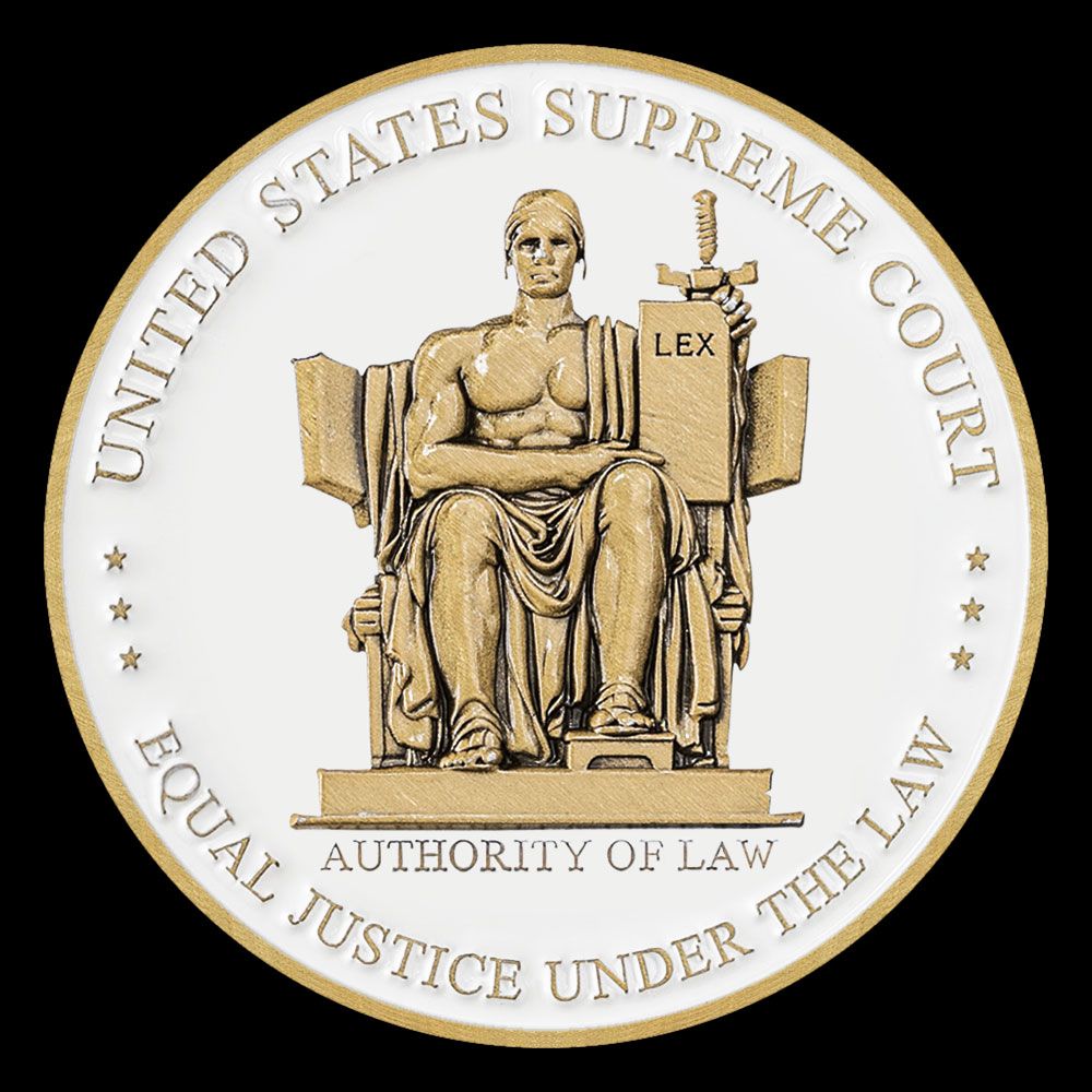 Supreme Court Authority of Law Challenge&nbsp;Coin
