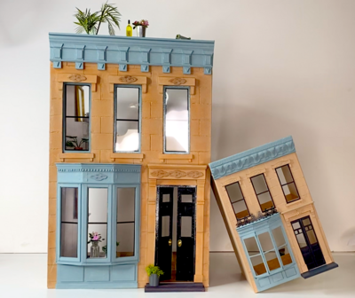 Brownstone Townhouse Complete E-Book Tutorial 1/12 scale