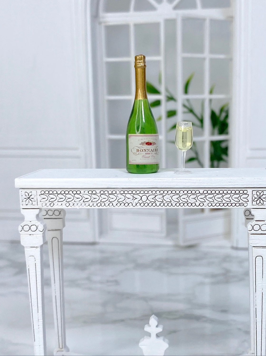 Neoclassical Console Table 1/12 scale DIY-Kit + eBook Tutorial