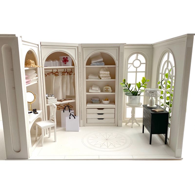The Amalfi Home DIY-Kit 12scale Closet Library Shop Café