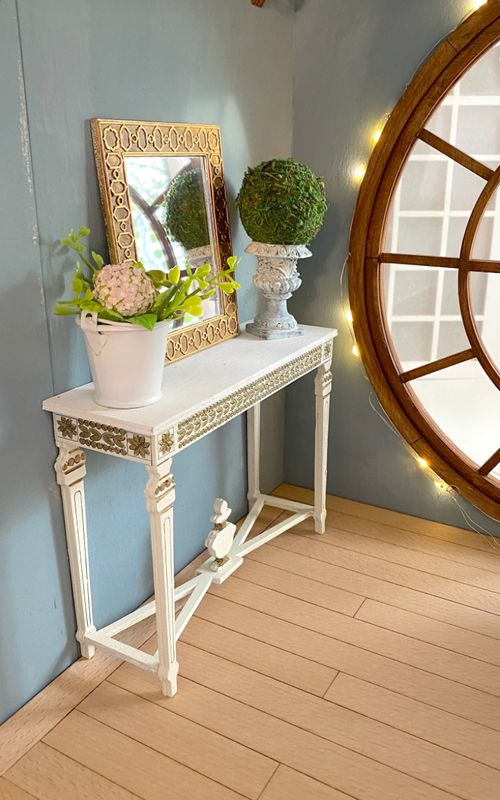Neoclassical Console Table 1/6 scale DIY-Kit + eBook Tutorial