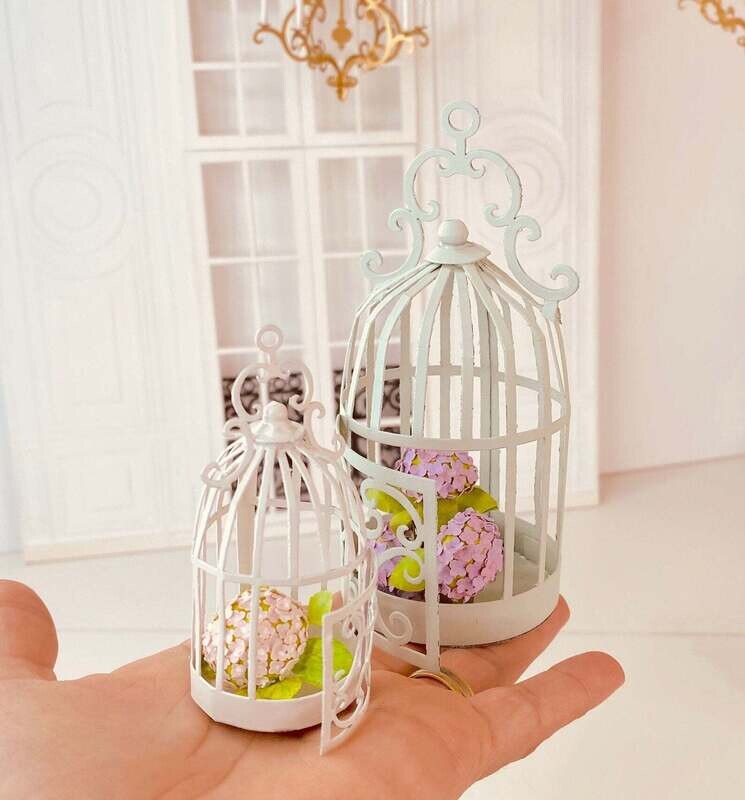 Mini Birdcages – 1/12 scale – digital Cut Files for Plotter &amp; Laser + Tutorial
