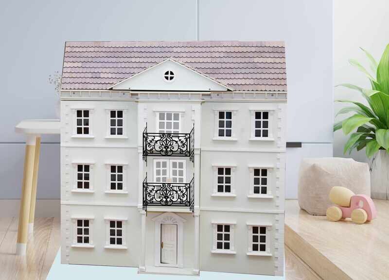 Wrought Iron Style Dollhouse Balcony – Digital Cut Files + Tutorial