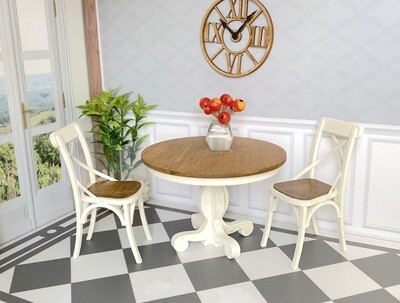 Bistro Table Vienna Café Style – 1/12 scale Dollhouse Kit