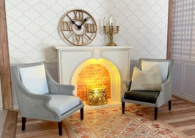 Open Fireplace Mantelpiece 1/12 scale – Digital Cut Files
