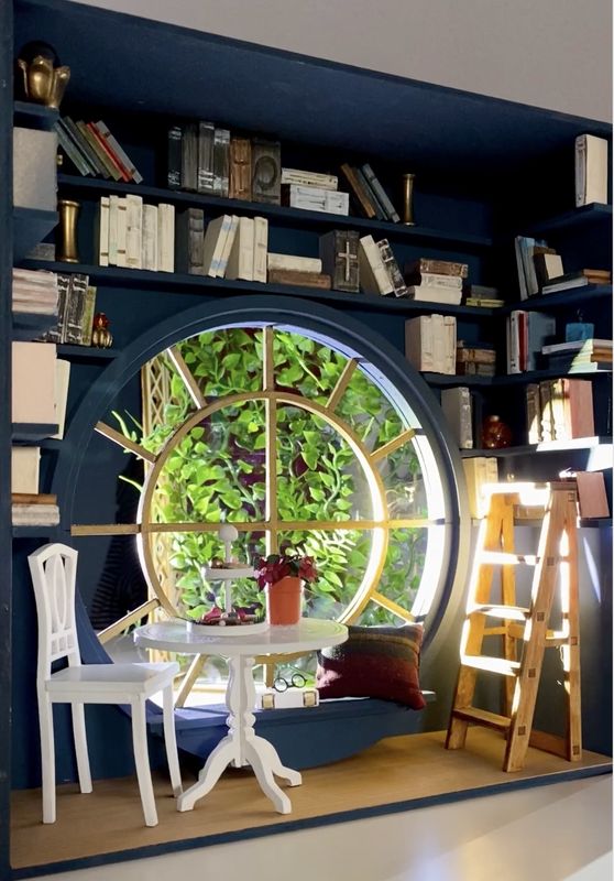 The Phantasy Library – Roombox DIY – 1/12 scale