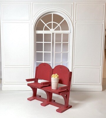 Cinema Chairs – 1/12 scale Dollhouse DIY  Kit