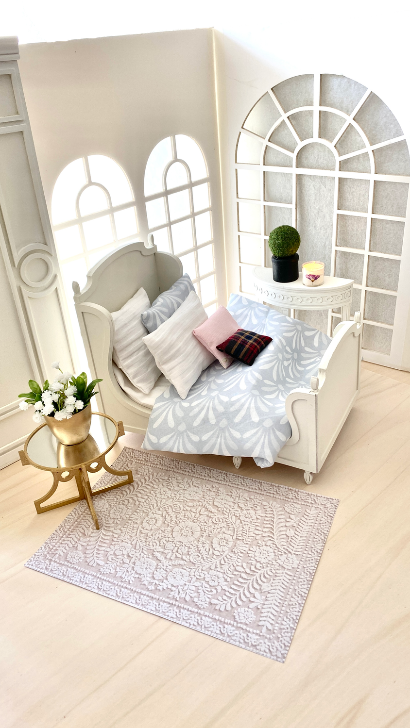 Convertible Doll Bed 1/6 scale for 12-13 inch / 30 cm dolls