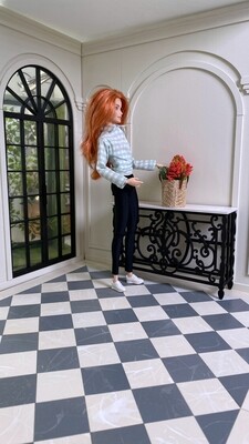 Wrought Iron Style Console – 1/6 scale DIY kit