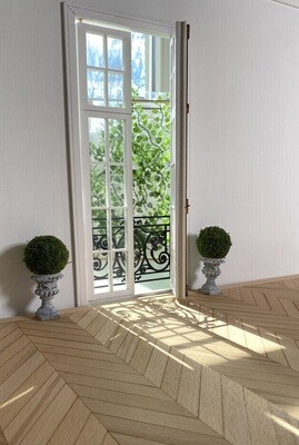 French Double Doors – 1/6 scale fashion doll furniture – DIY kit