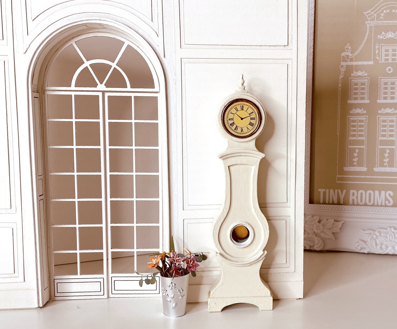 Swedish Mora Clock – 1/12 scale Dollhouse DIY Kit