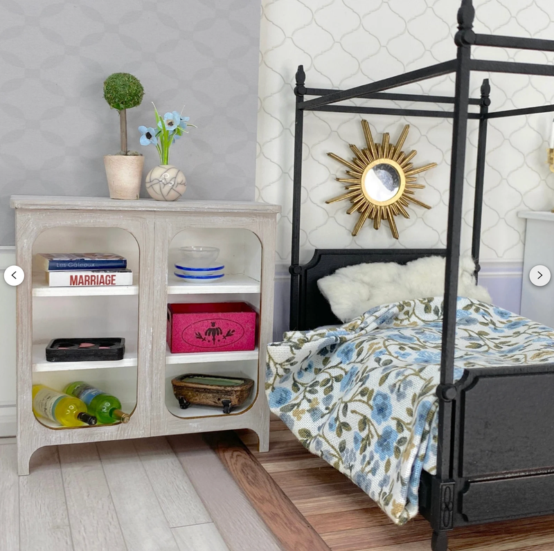 Shelf 1970 Style Bookcase in 1/12 scale. Digital Cut Files