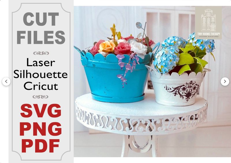 Mini Baskets – Digital Cut Files and Tutorial