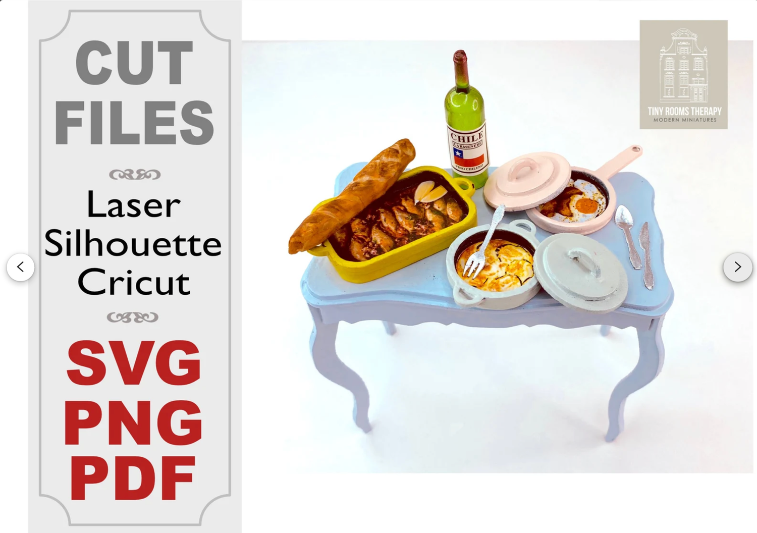 Miniature Cookware – Digital Cut Files and Tutorial