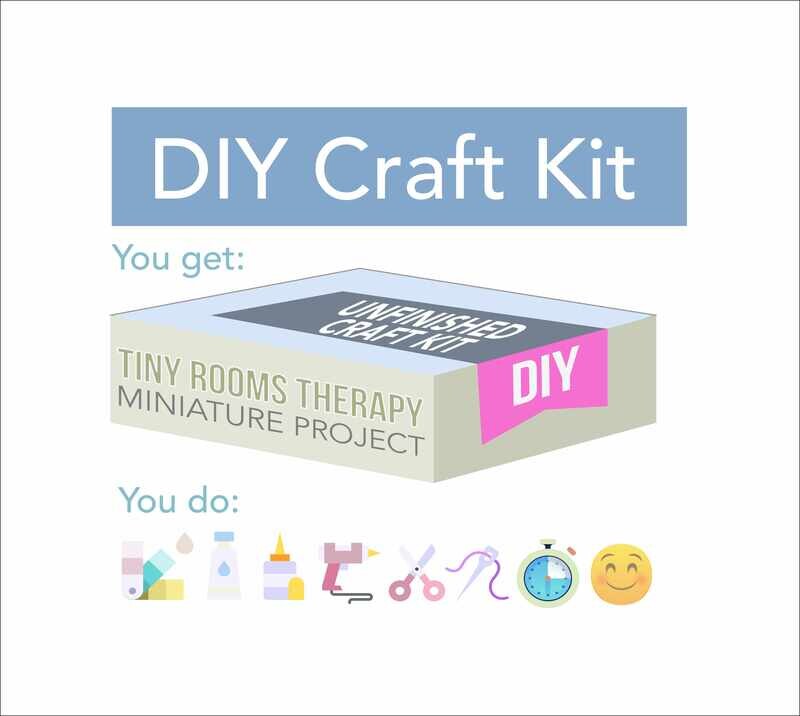 English Hall Chairs – 1:12 miniature DIY-KIT - 2 chairs