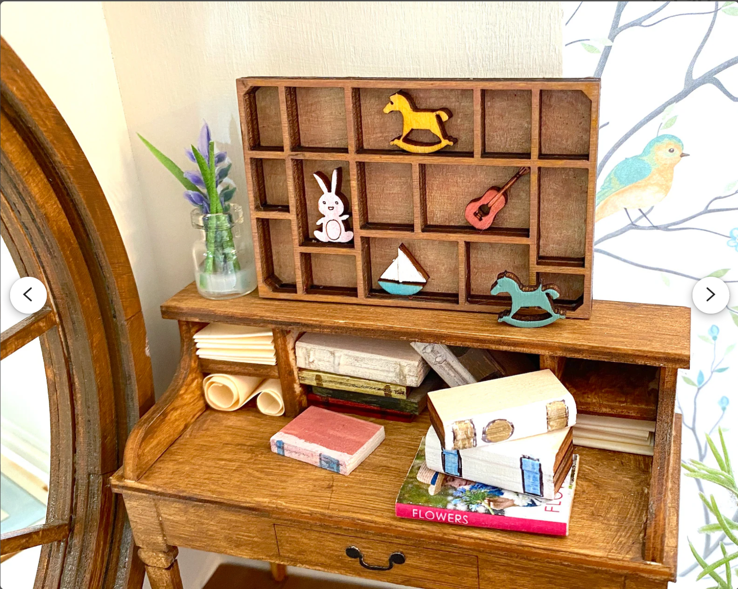 Printers’ Drawer / Letter-Case/ Type-Case DIY-Kit 1/12 scale (Setzkasten)