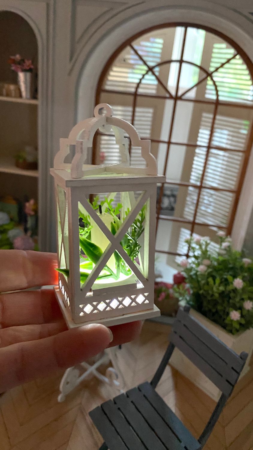 Lantern Lamp 1:6 scale DIY Kit – LED lights included